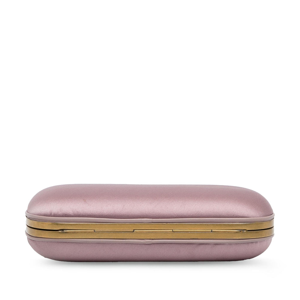 Gucci Satin Animalier Broadway Clutch on Chain (SHG-pOhviu)