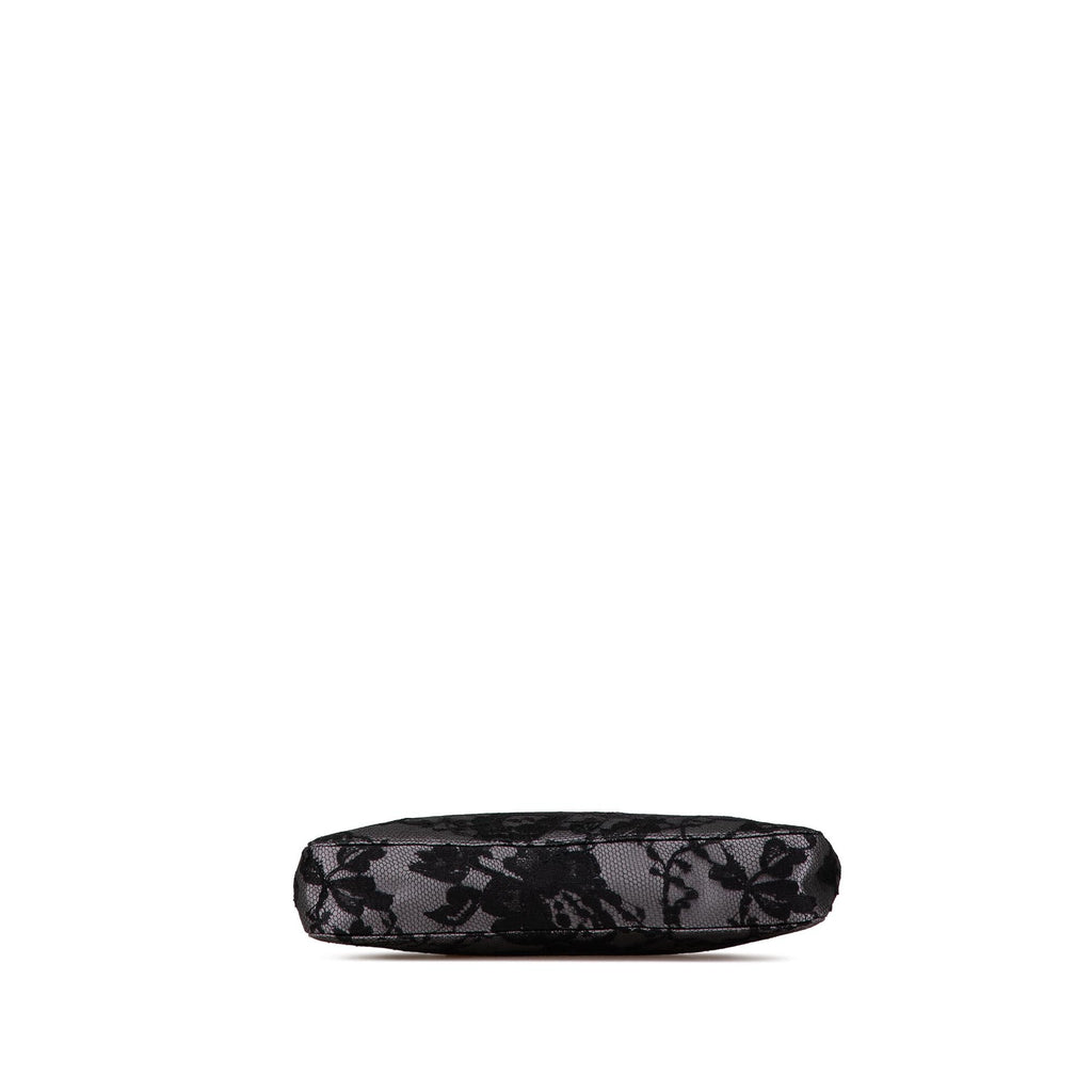 Gucci Satin Floral Lace Shoulder Bag