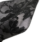 Gucci Satin Floral Lace Shoulder Bag