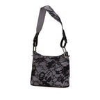 Gucci Satin Floral Lace Shoulder Bag