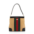 Gucci Canvas Web Shoulder Bag (SHF-KhYFg1)