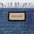 Gucci Shimmer Stenlux Wool Jacquard GG Reversible Scarf (SHF-NlVPkU)
