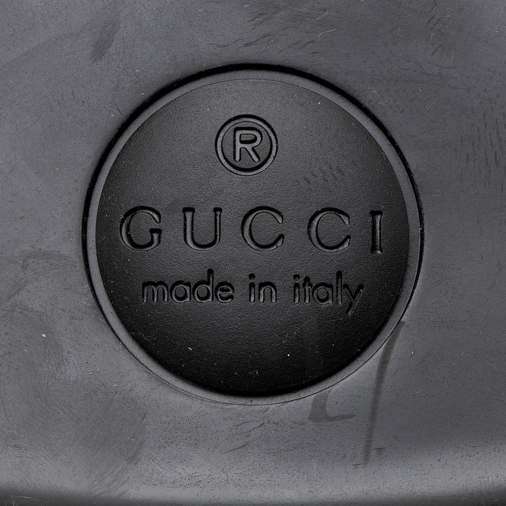 Gucci Shiny Calfskin Interlocking G Chain Loafers - Size 10 / 40