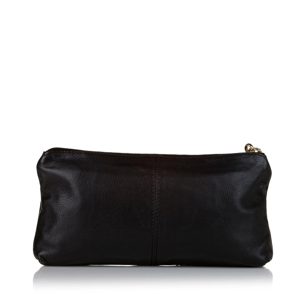 Gucci Sienna Leather Clutch Bag (SHG-34427)