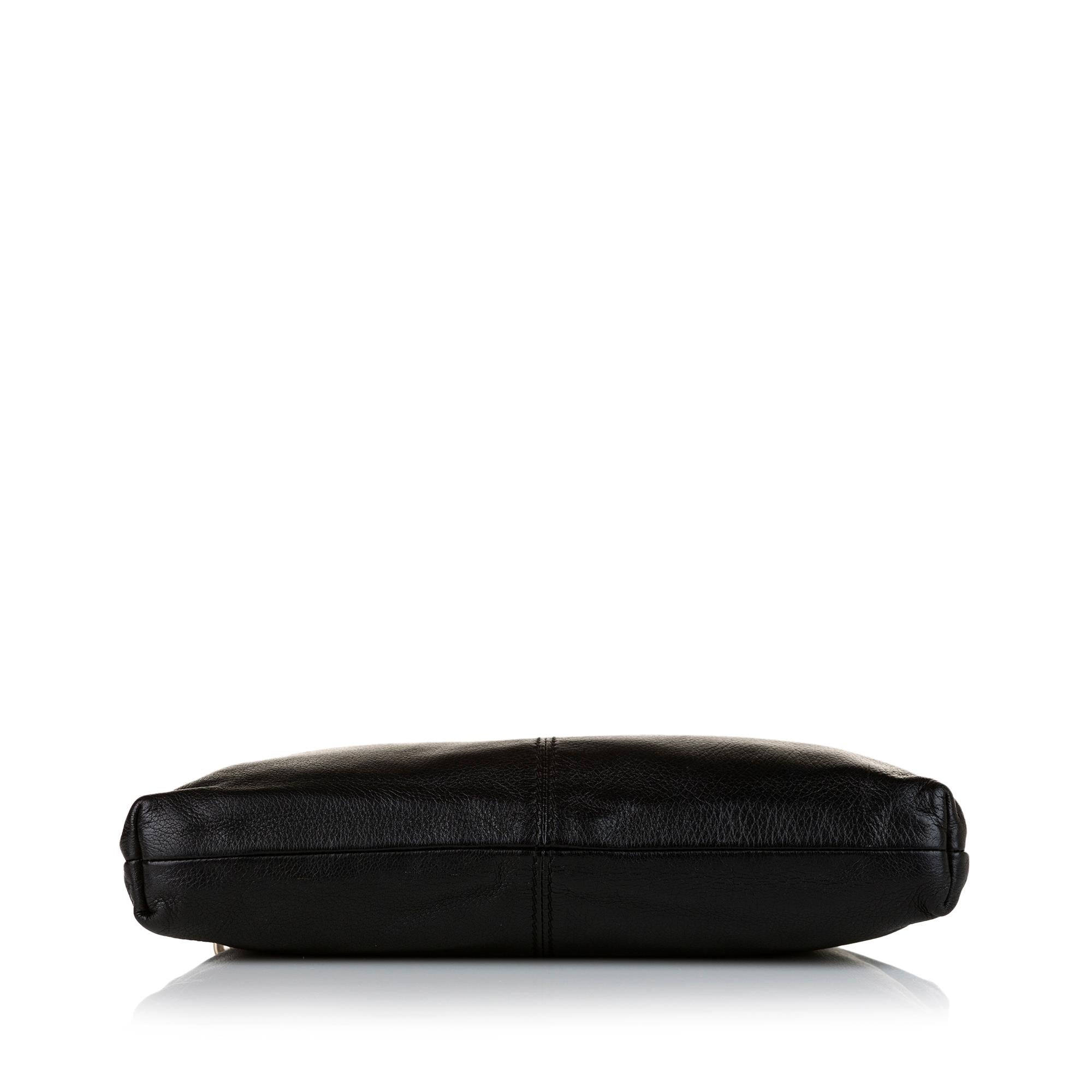 Gucci Sienna Leather Clutch Bag (SHG-34427)
