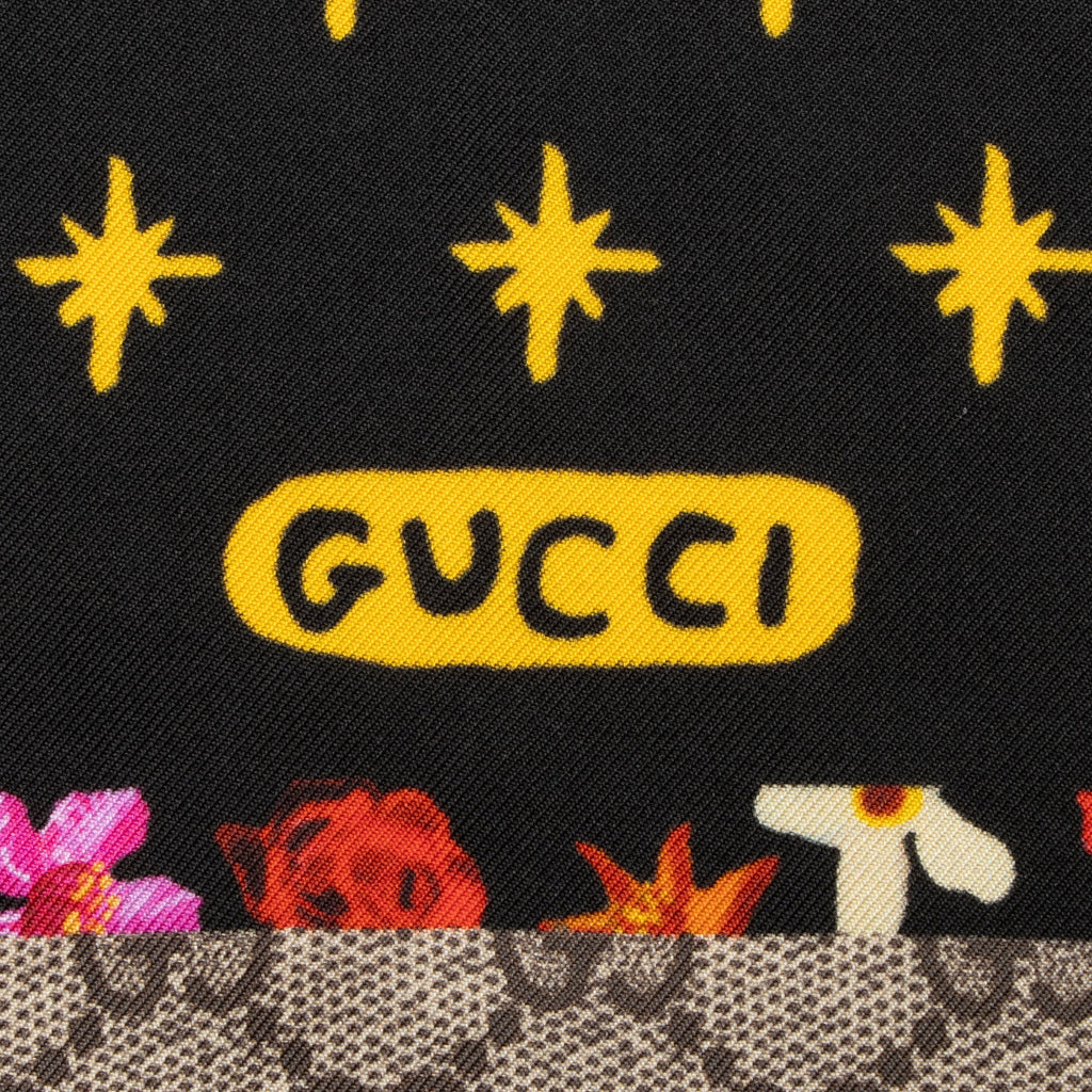 Gucci Silk Dogs and Vase 90cm Scarf
