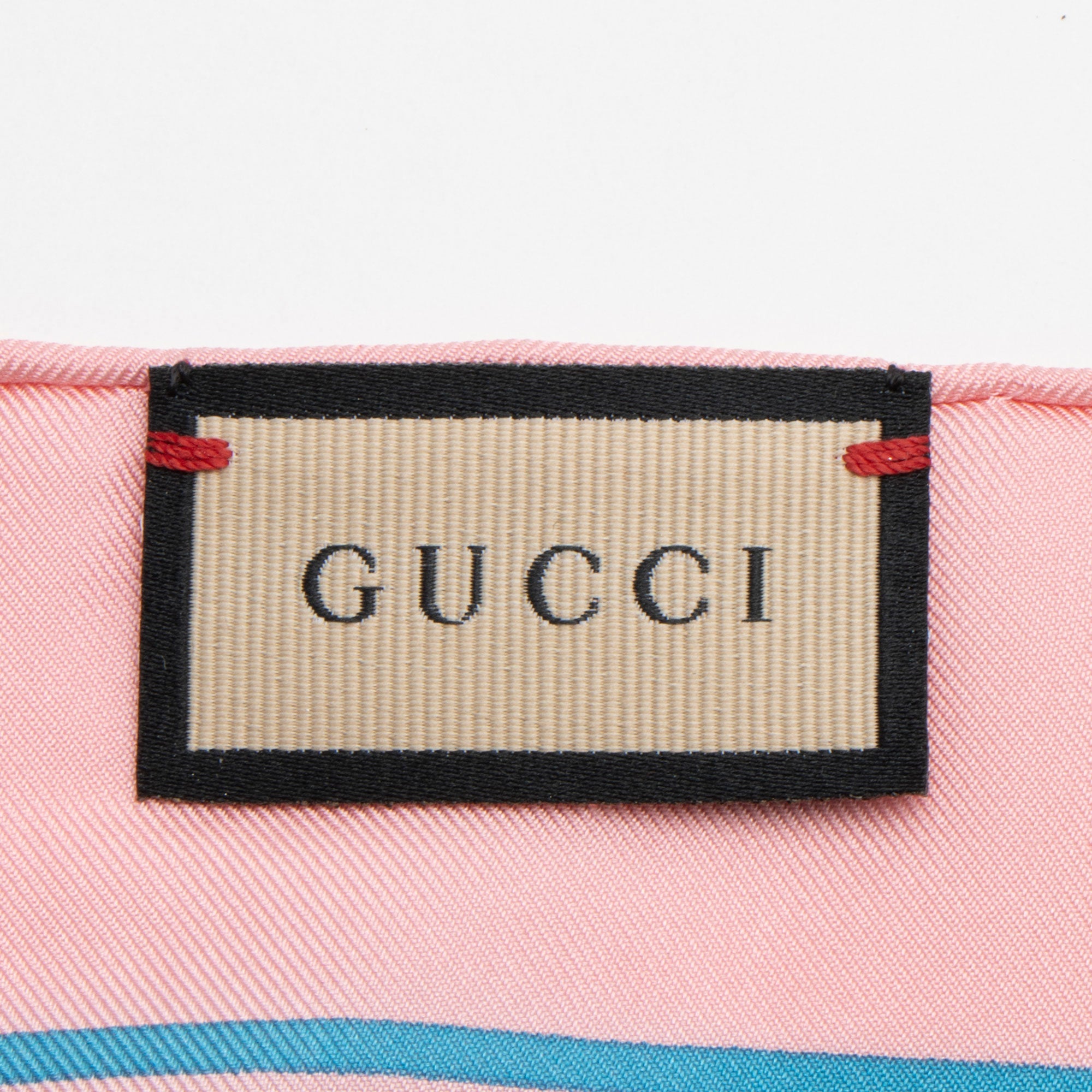 Gucci Silk GG Bee 90cm Scarf