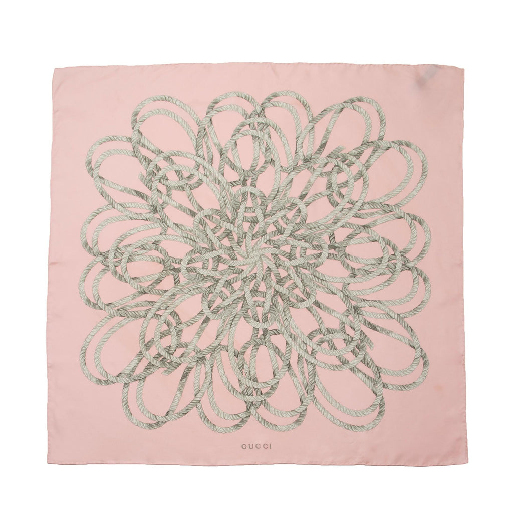 Gucci Silk Rope Print 90cm Scarf (SHF-lG8u67)
