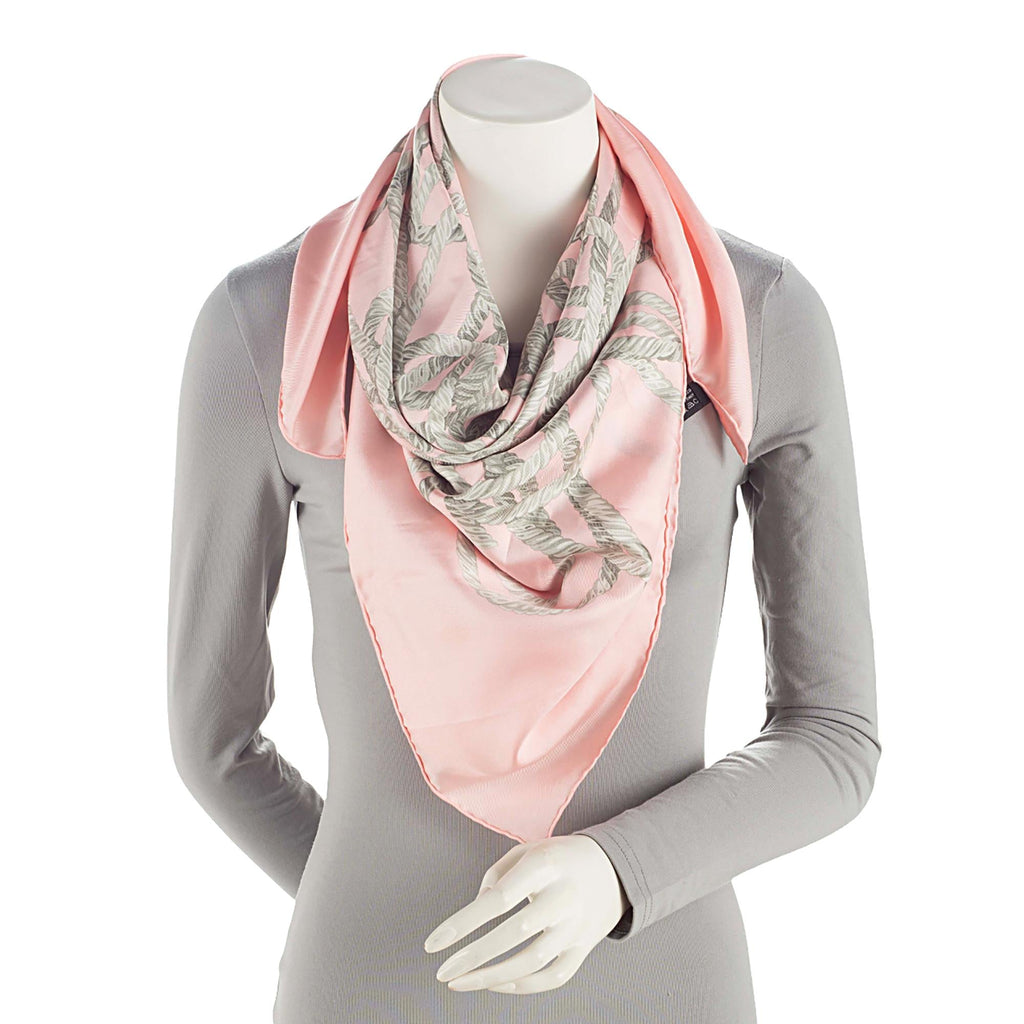 Gucci Silk Rope Print 90cm Scarf (SHF-lG8u67)