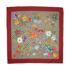 Gucci Silk Twill Flora 90cm Scarf (SHF-PvctBh)
