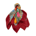 Gucci Silk Twill Flora 90cm Scarf (SHF-PvctBh)