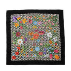 Gucci Silk Twill G Rhombus Flora 90cm Scarf (SHF-BPVhzv)