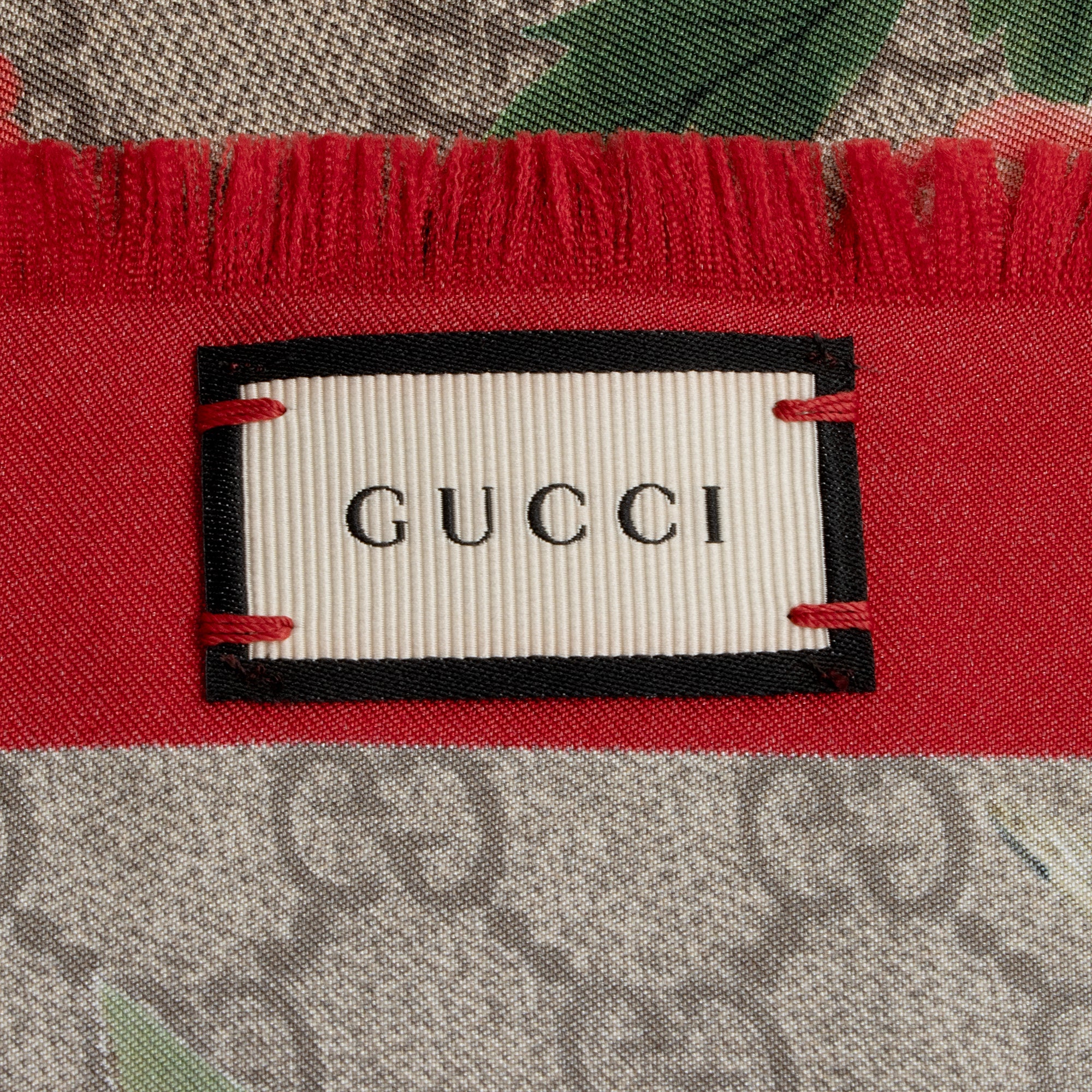 Gucci Silk Twill GG Tian 90cm Scarf (SHF-4YRsUb)