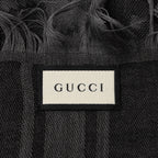 Gucci Silk Wool GG Diamante 140cm Shawl