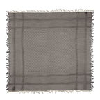 Gucci Silk Wool Monogram Diamante 140cm Shawl (SHF-E6gwxg)