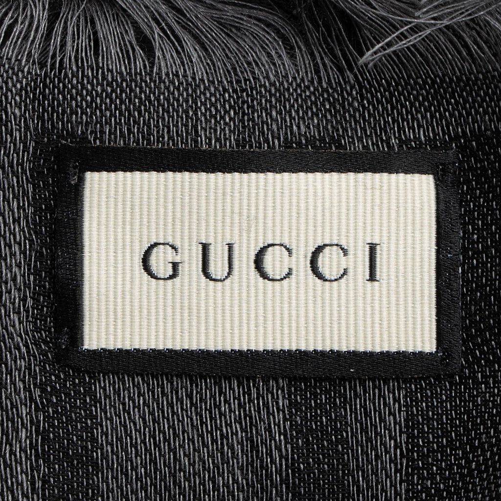 Gucci Silk Wool GG Diamante 140cm Shawl