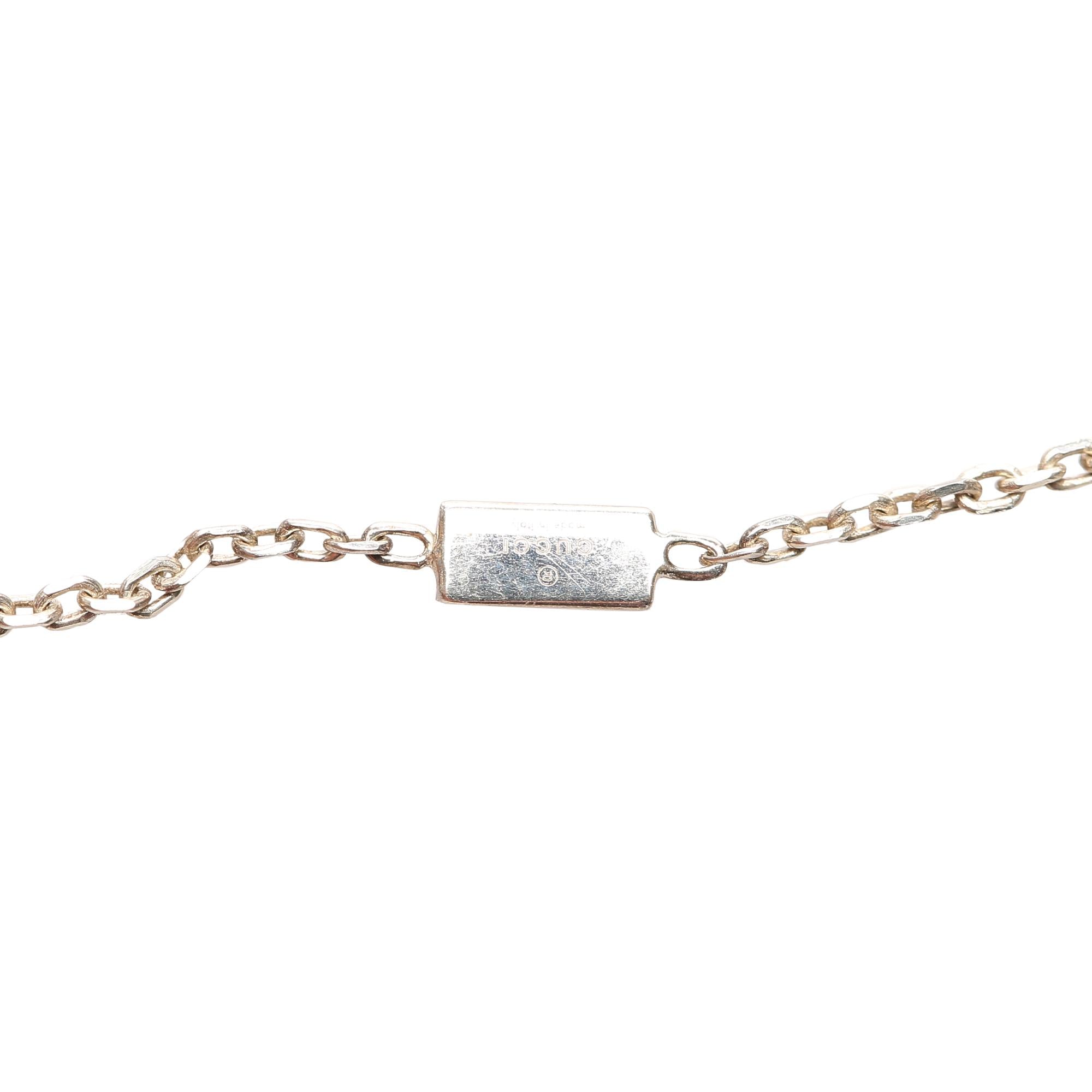Gucci Silver Pendant Necklace (SHG-22428)