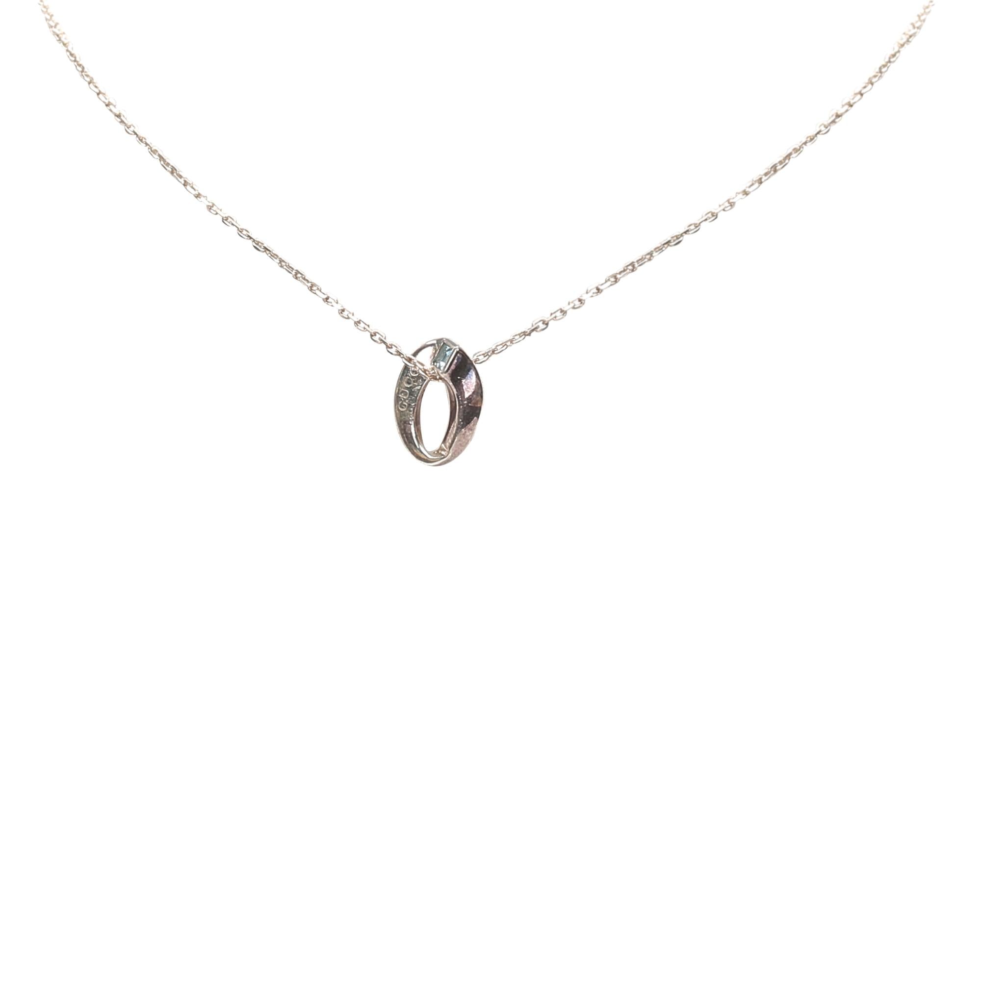 Gucci Silver Pendant Necklace (SHG-22428)
