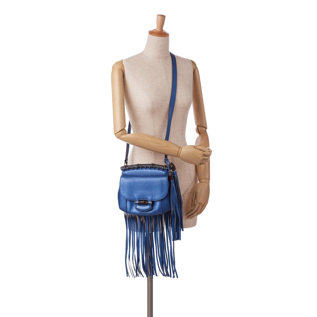 Gucci Small Bamboo Nouveau Fringe (SHG-YksGHq)