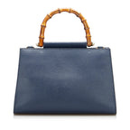Gucci Small Bamboo Nymphaea Satchel (SHG-m6Hp5z)