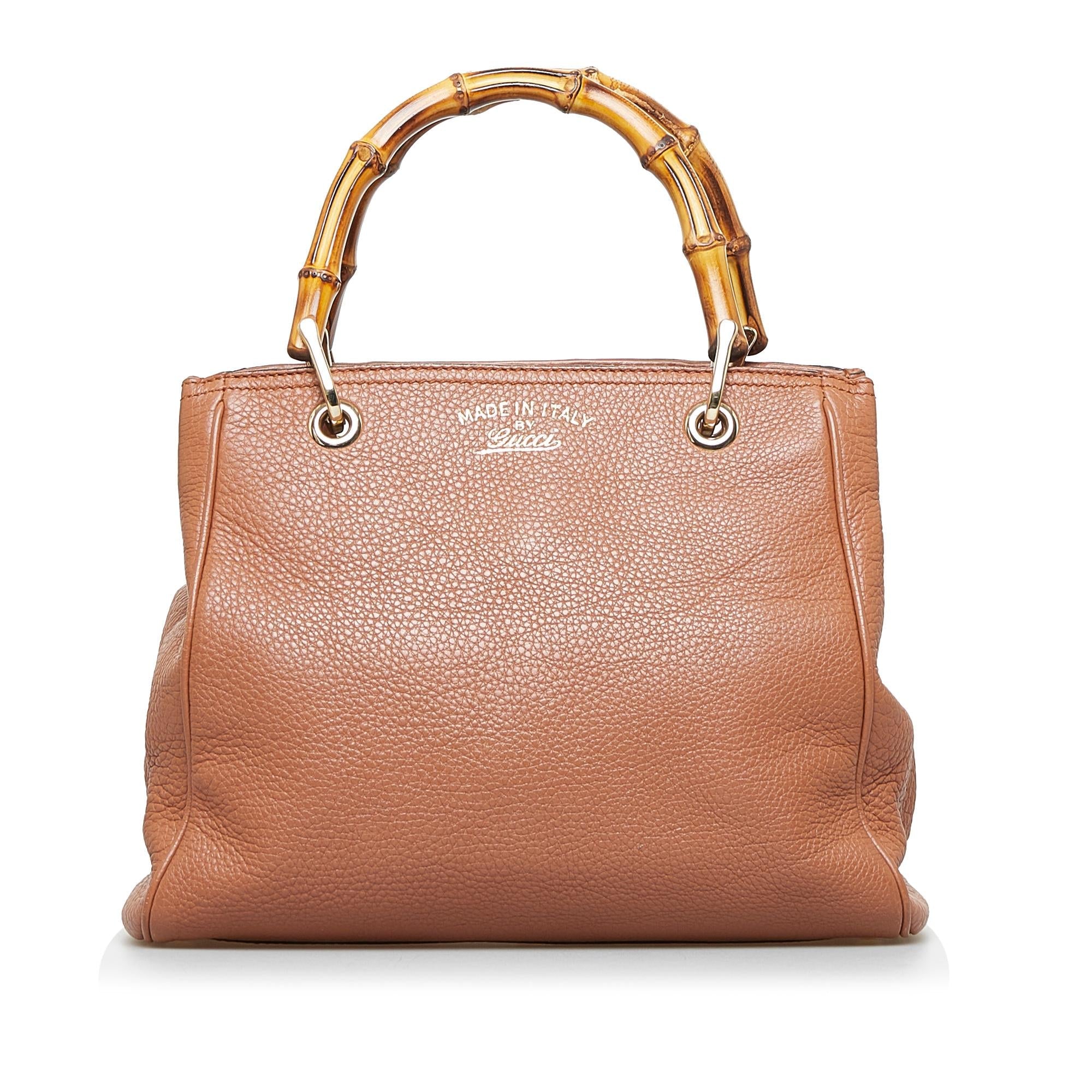 Gucci Small Bamboo Shopper (SHG-jJQO3B)