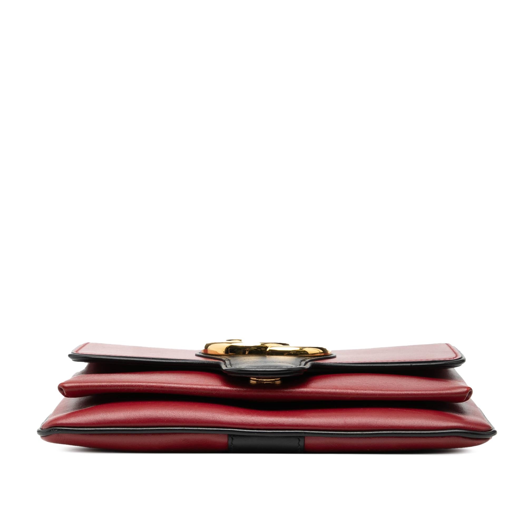 Gucci Small Bicolor Leather Arli Crossbody