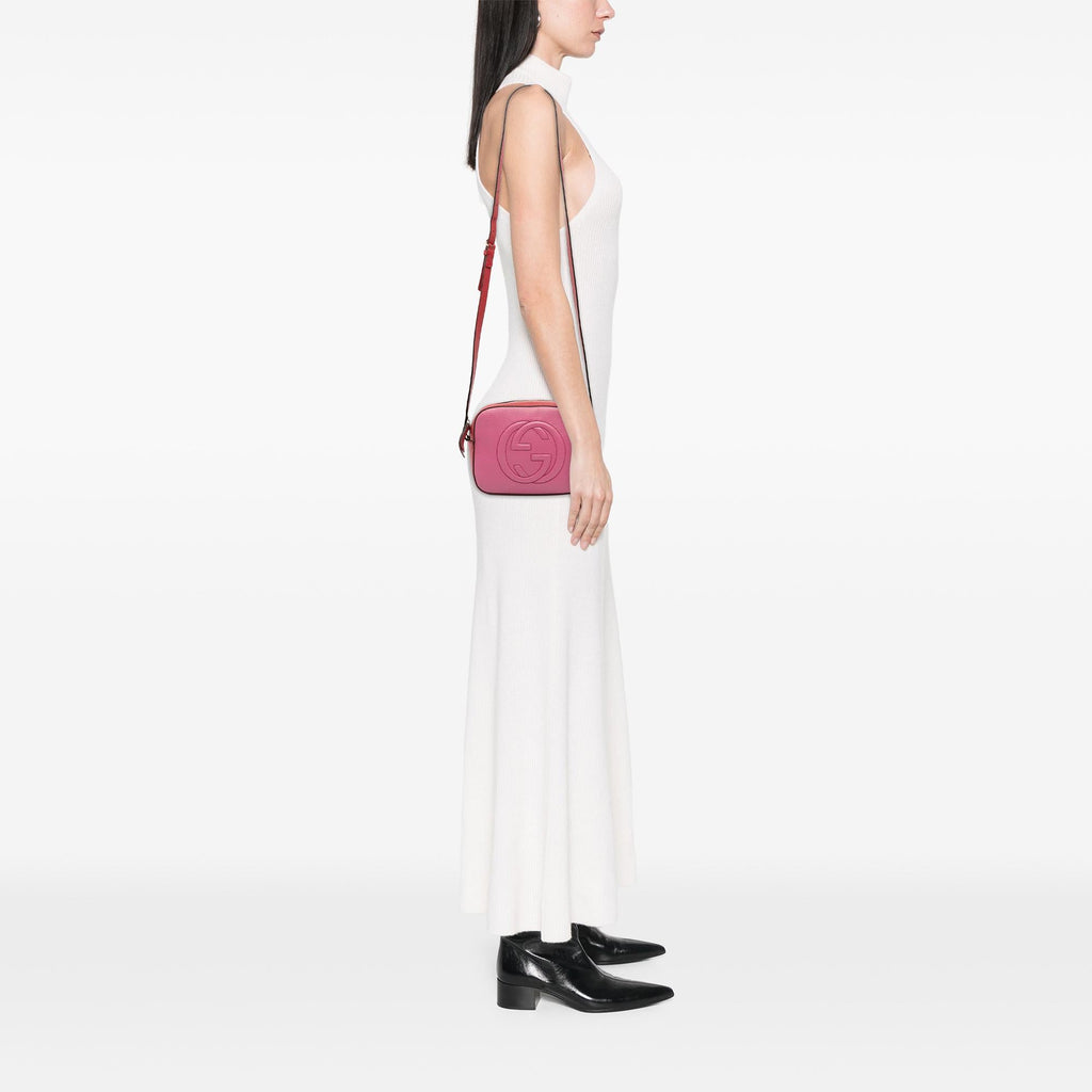 Gucci Small Bicolor Leather Soho Disco Crossbody