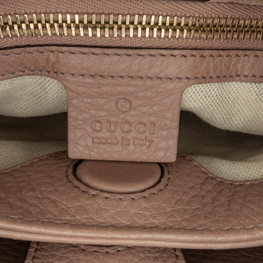 Gucci Small Calfskin Bamboo Shopper Satchel (SHG-4FXiMK)