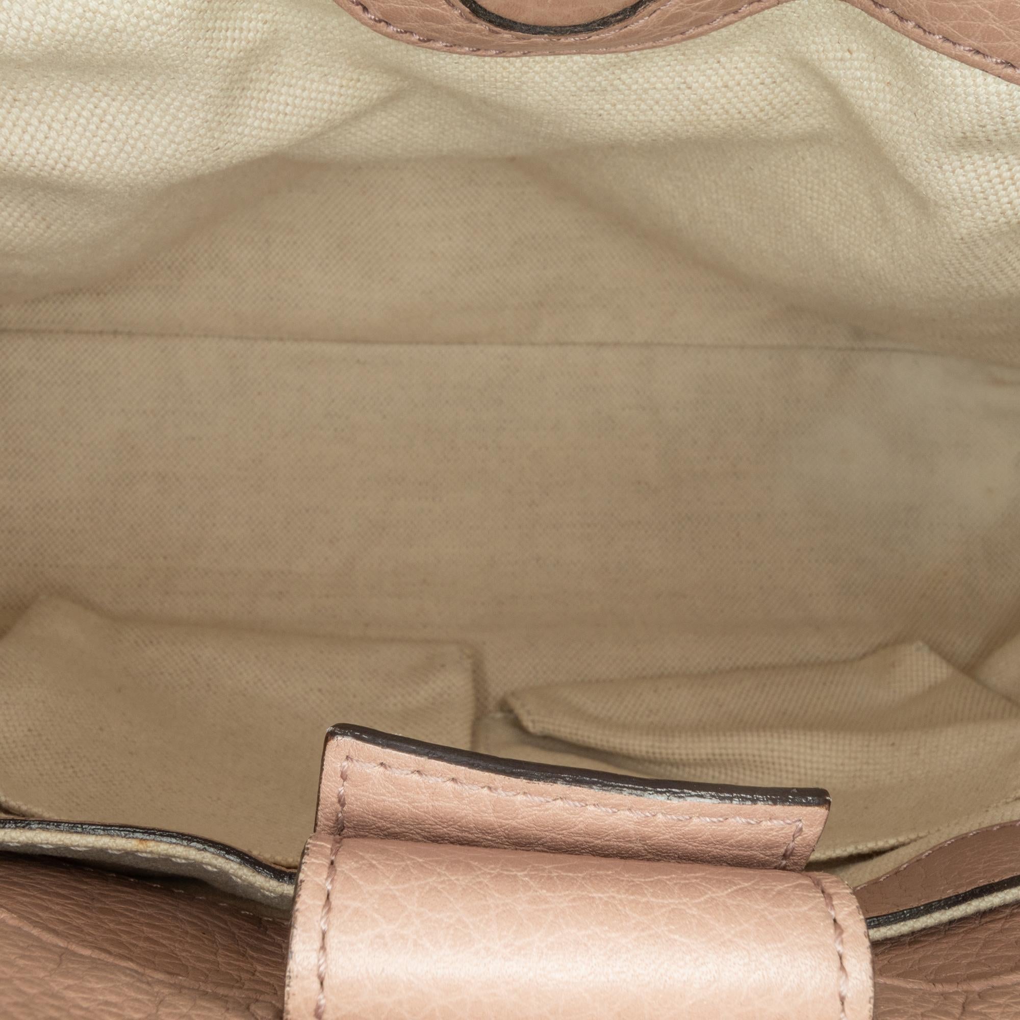 Gucci Small Calfskin Bamboo Shopper Satchel (SHG-4FXiMK)