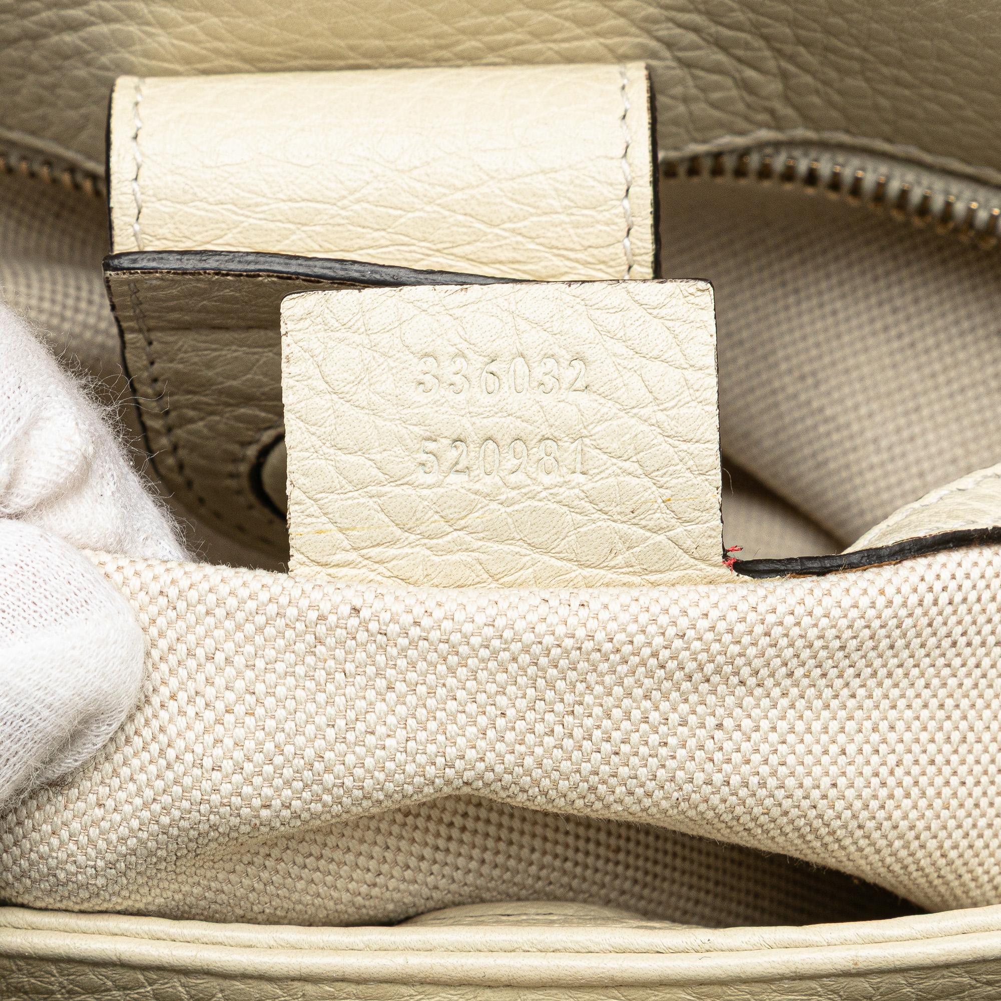 Gucci Small Calfskin Bamboo Shopper Satchel