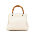 Gucci Small Calfskin Bamboo Shopper Satchel