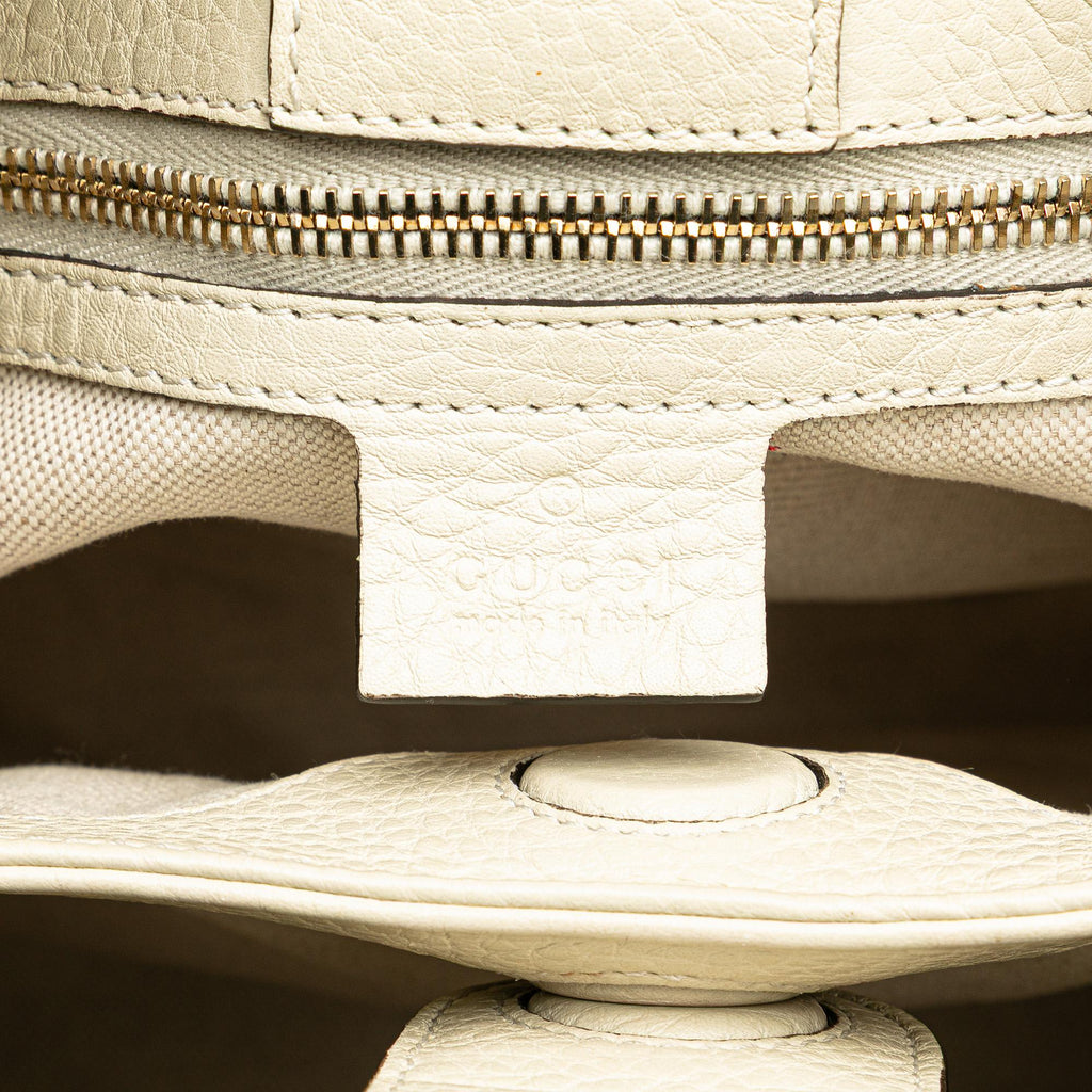 Gucci Small Calfskin Bamboo Shopper Satchel