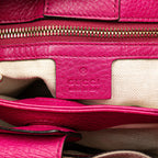 Gucci Small Calfskin Bamboo Shopper Satchel