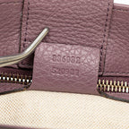 Gucci Small Calfskin Bamboo Shopper Satchel