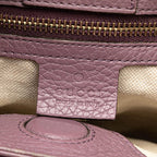 Gucci Small Calfskin Bamboo Shopper Satchel