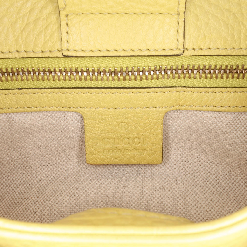 Gucci Small Calfskin Bamboo Shopper Satchel