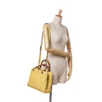 Gucci Small Calfskin Bamboo Shopper Satchel