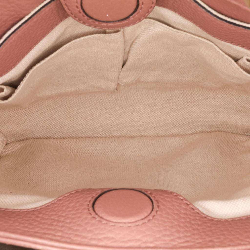 Gucci Small Calfskin Bamboo Shopper Satchel