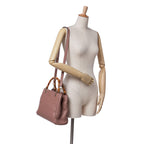 Gucci Small Calfskin Bamboo Shopper Satchel