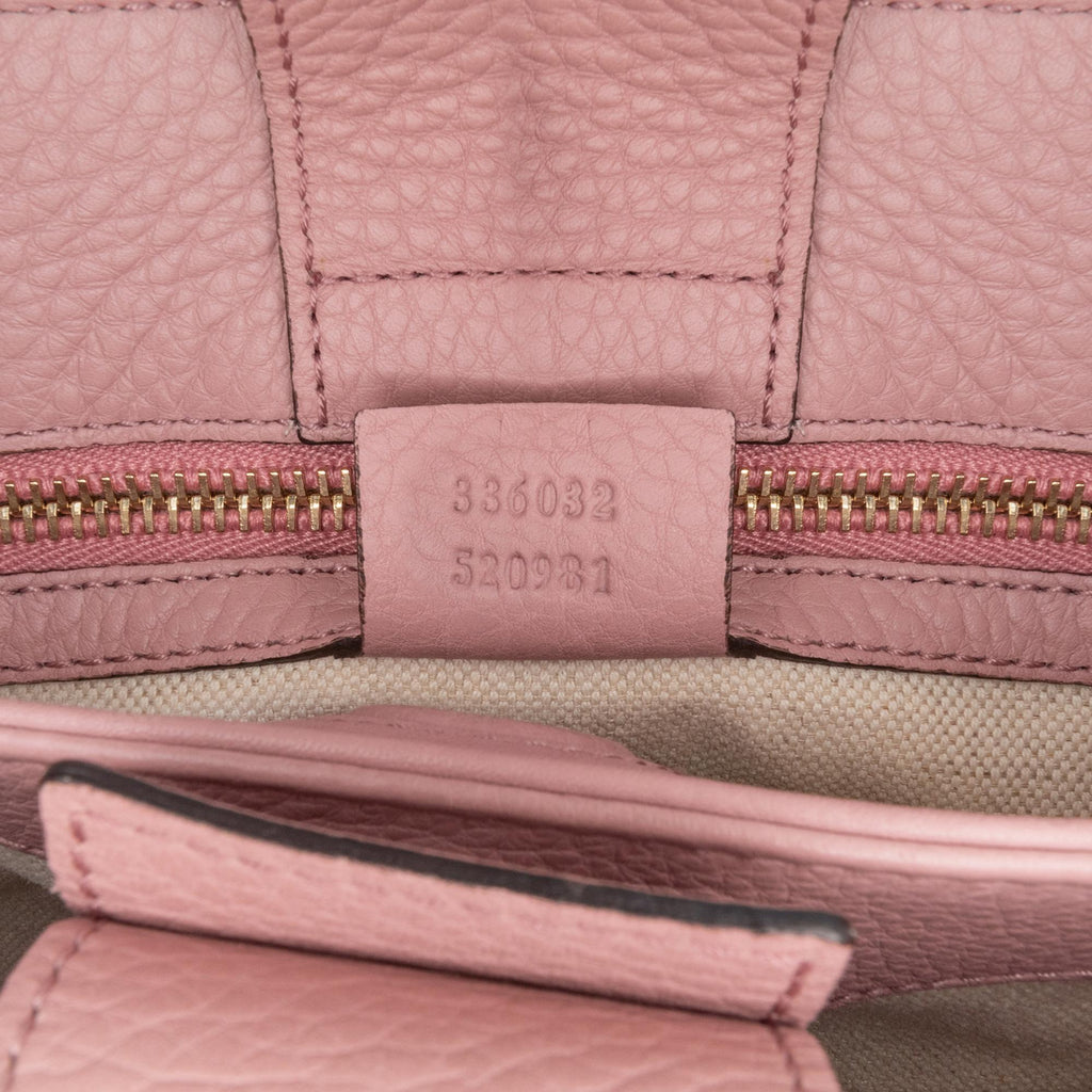Gucci Small Calfskin Bamboo Shopper Satchel