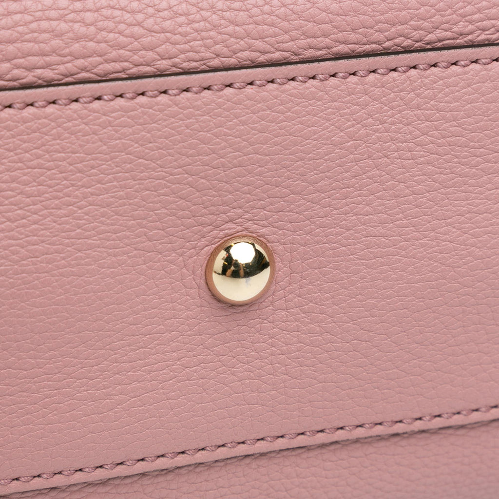 Gucci Small Calfskin Bamboo Shopper Satchel
