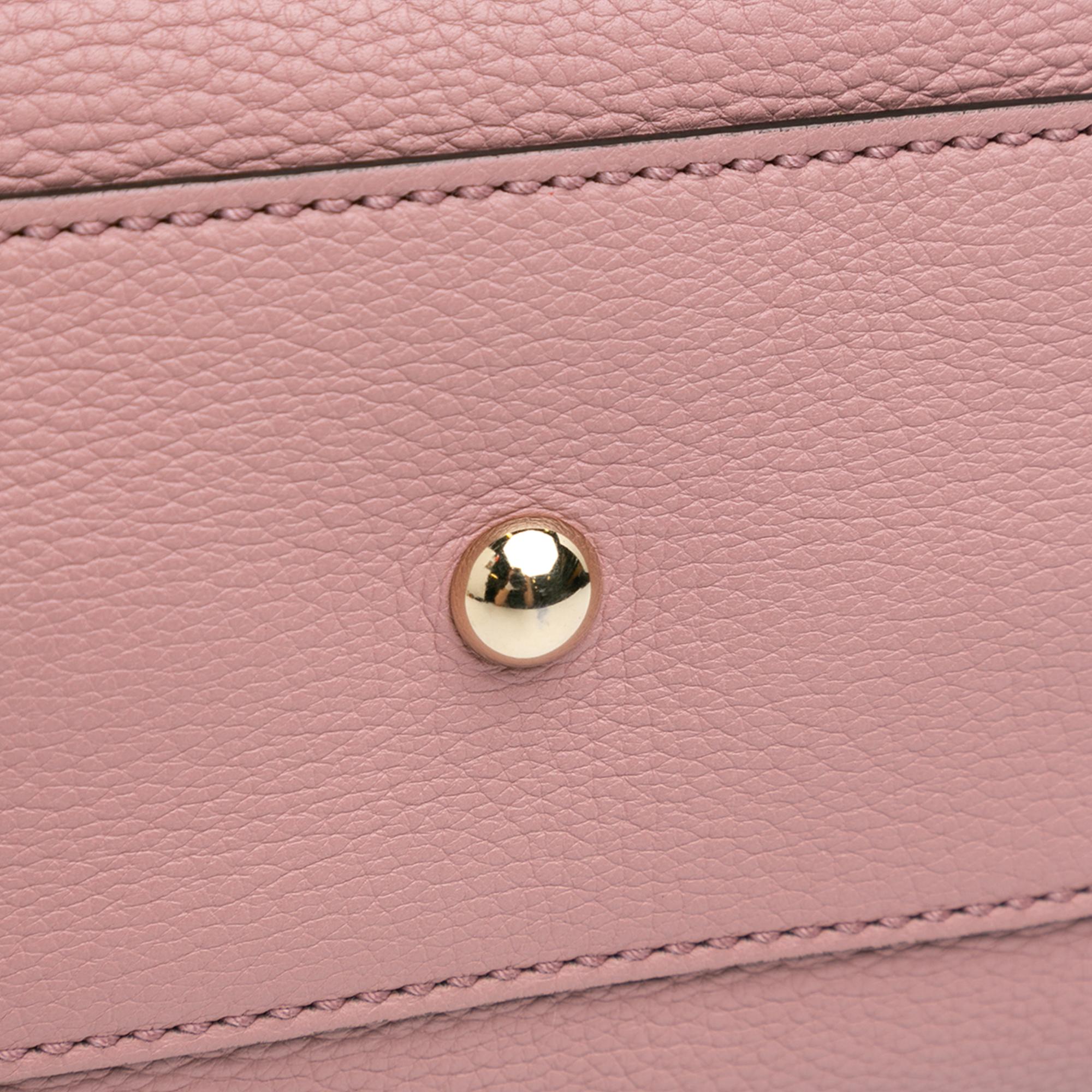 Gucci Small Calfskin Bamboo Shopper Satchel