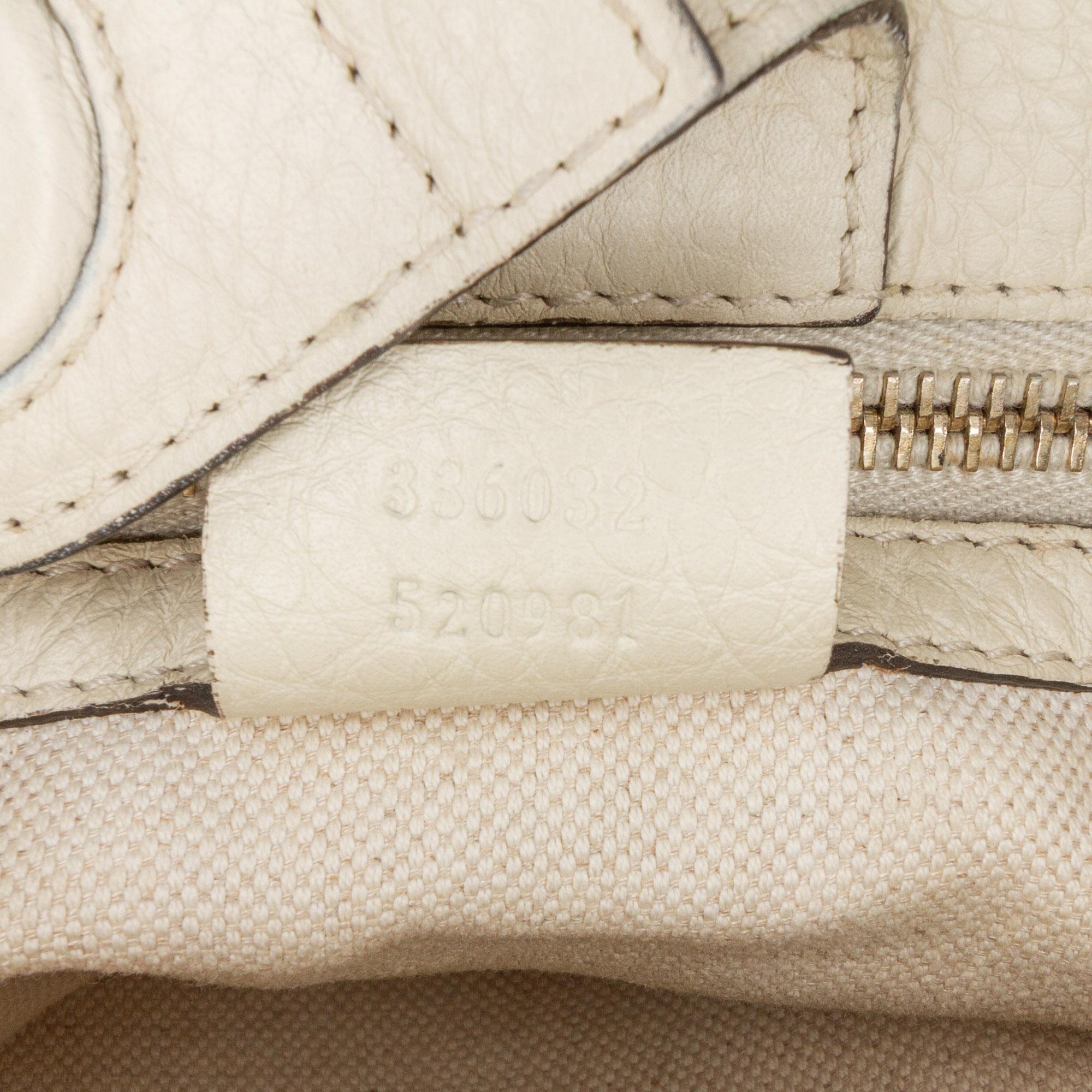 Gucci Small Calfskin Bamboo Shopper Satchel