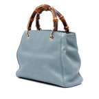 Gucci Small Calfskin Bamboo Shopper Satchel
