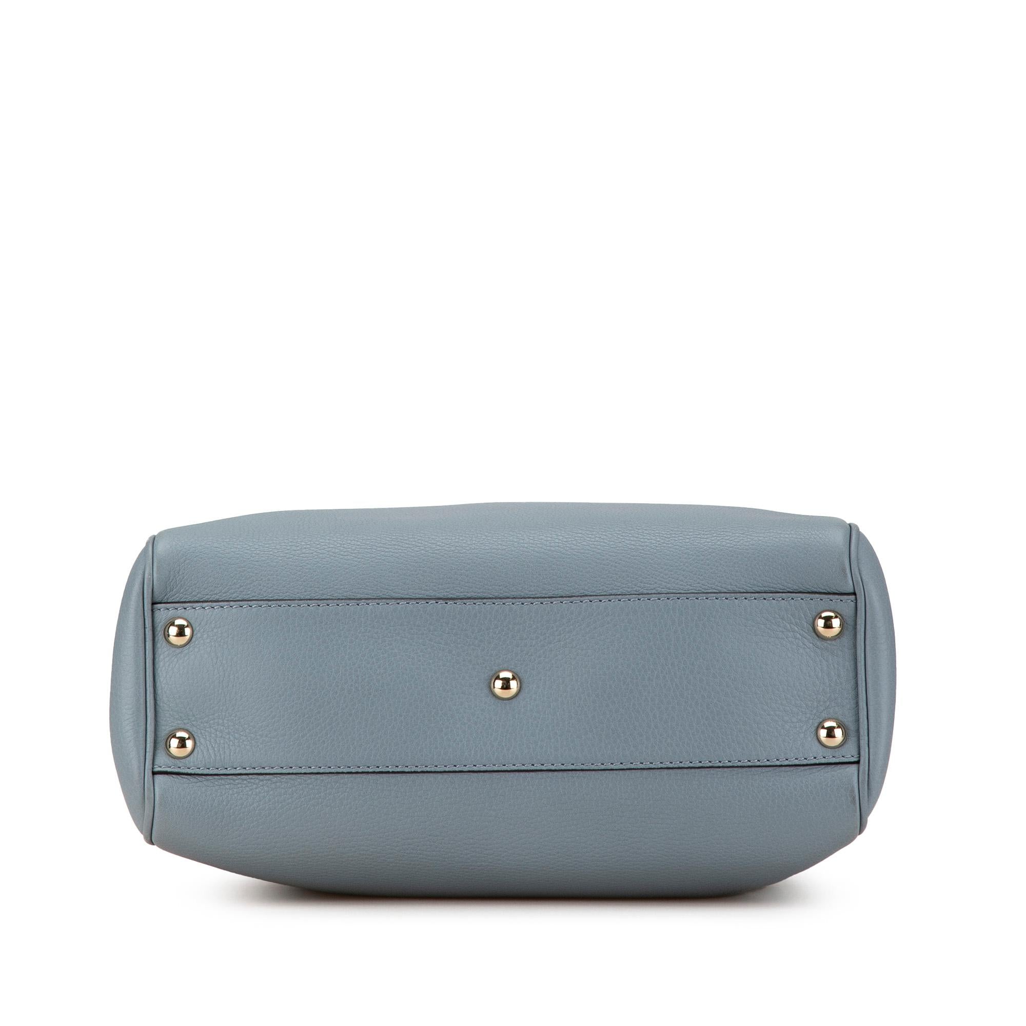 Gucci Small Calfskin Bamboo Shopper Satchel