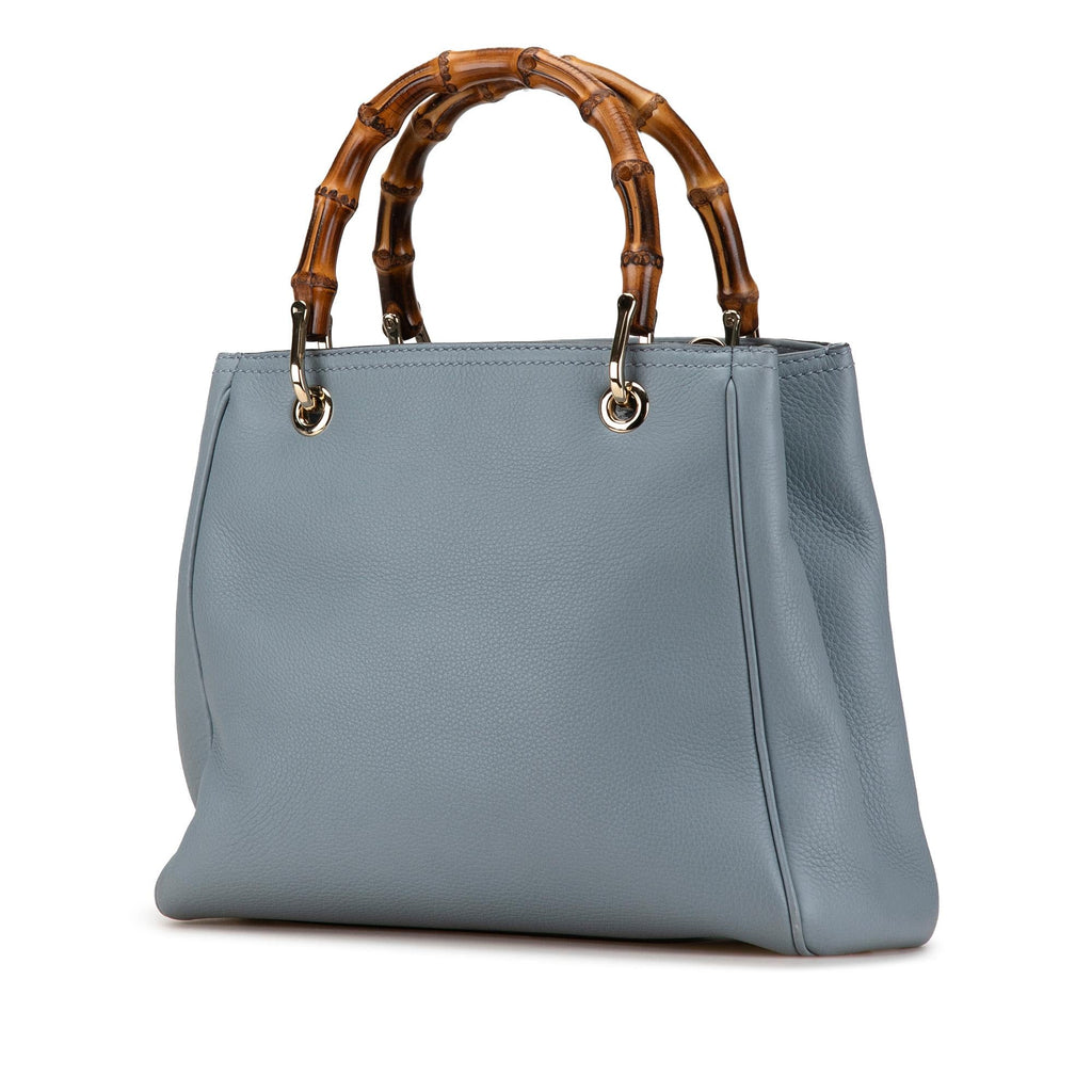 Gucci Small Calfskin Bamboo Shopper Satchel