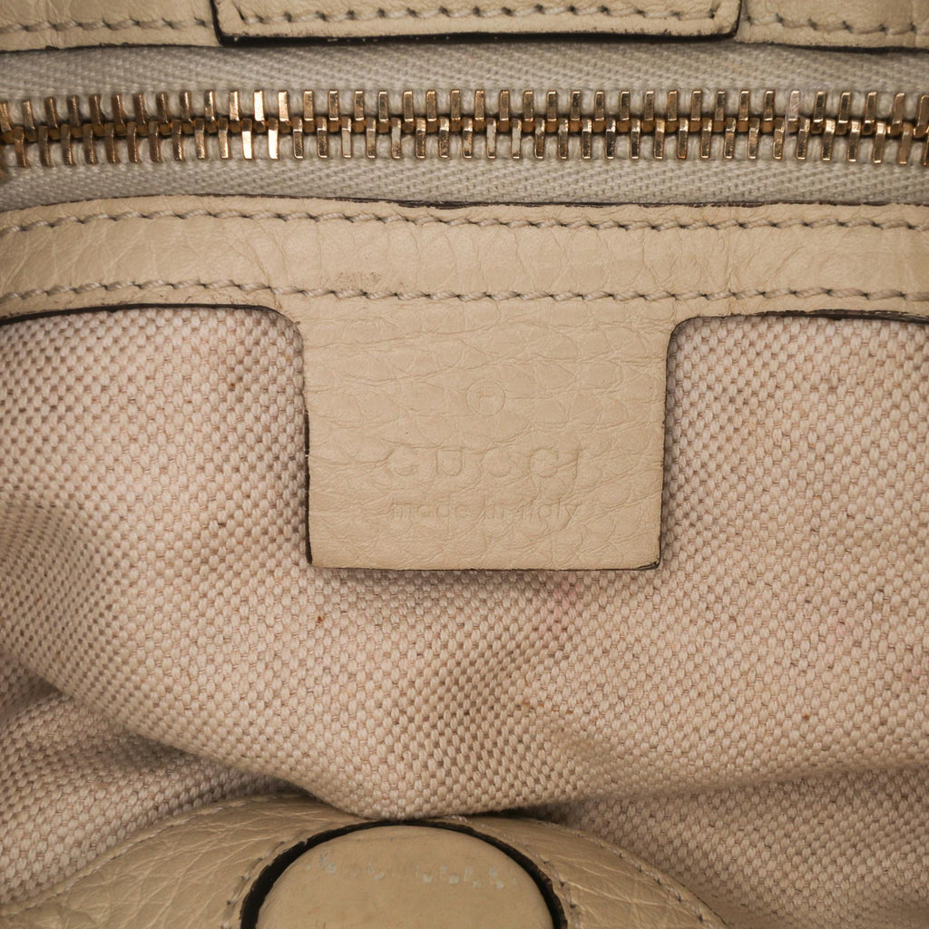 Gucci Small Calfskin Bamboo Shopper Satchel