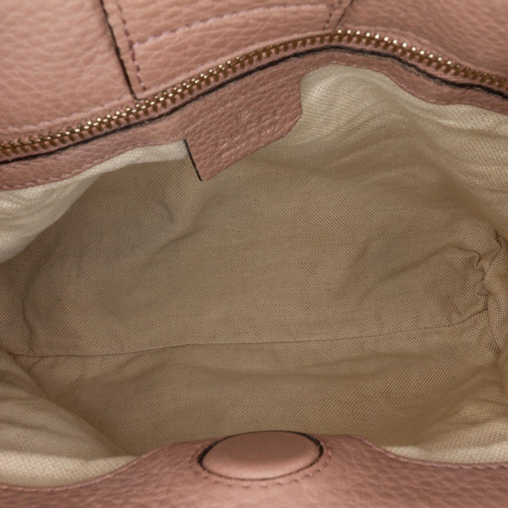 Gucci Small Calfskin Bamboo Shopper Satchel