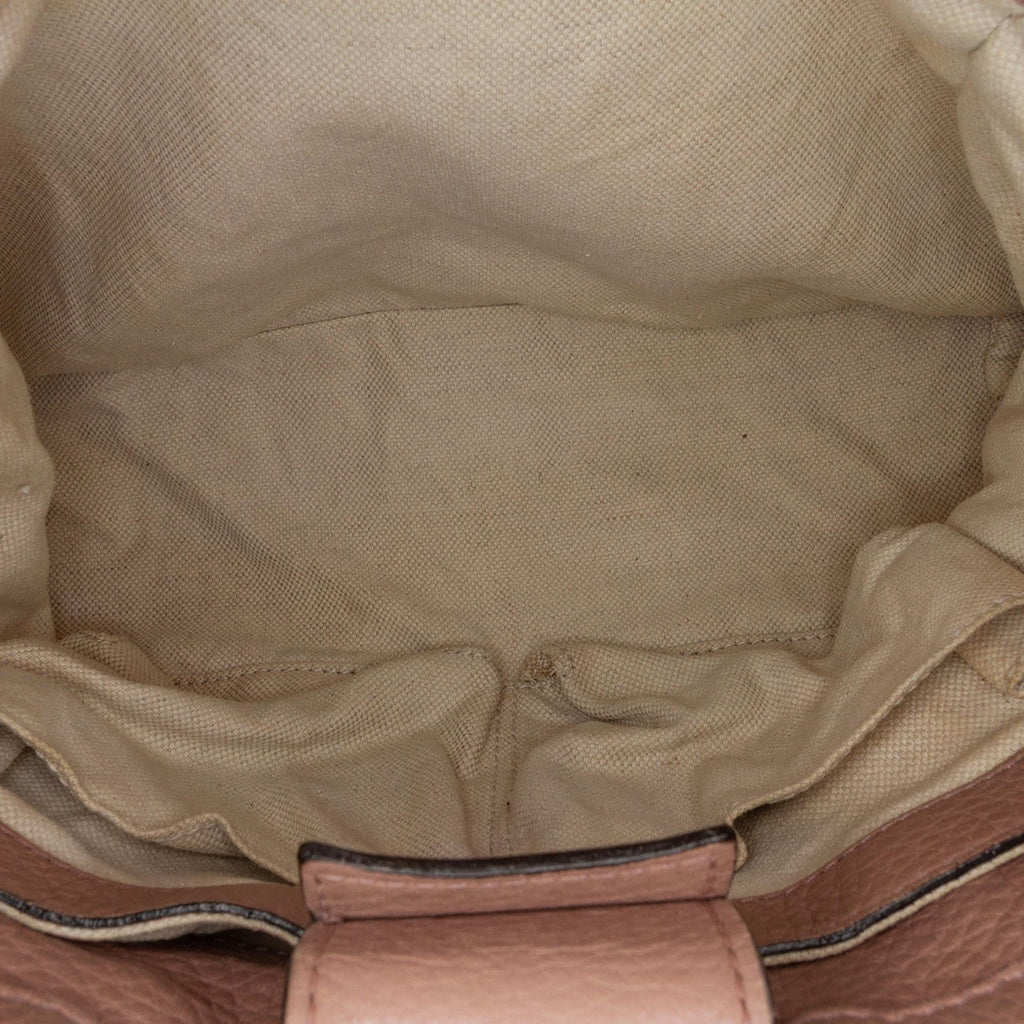 Gucci Small Calfskin Bamboo Shopper Satchel