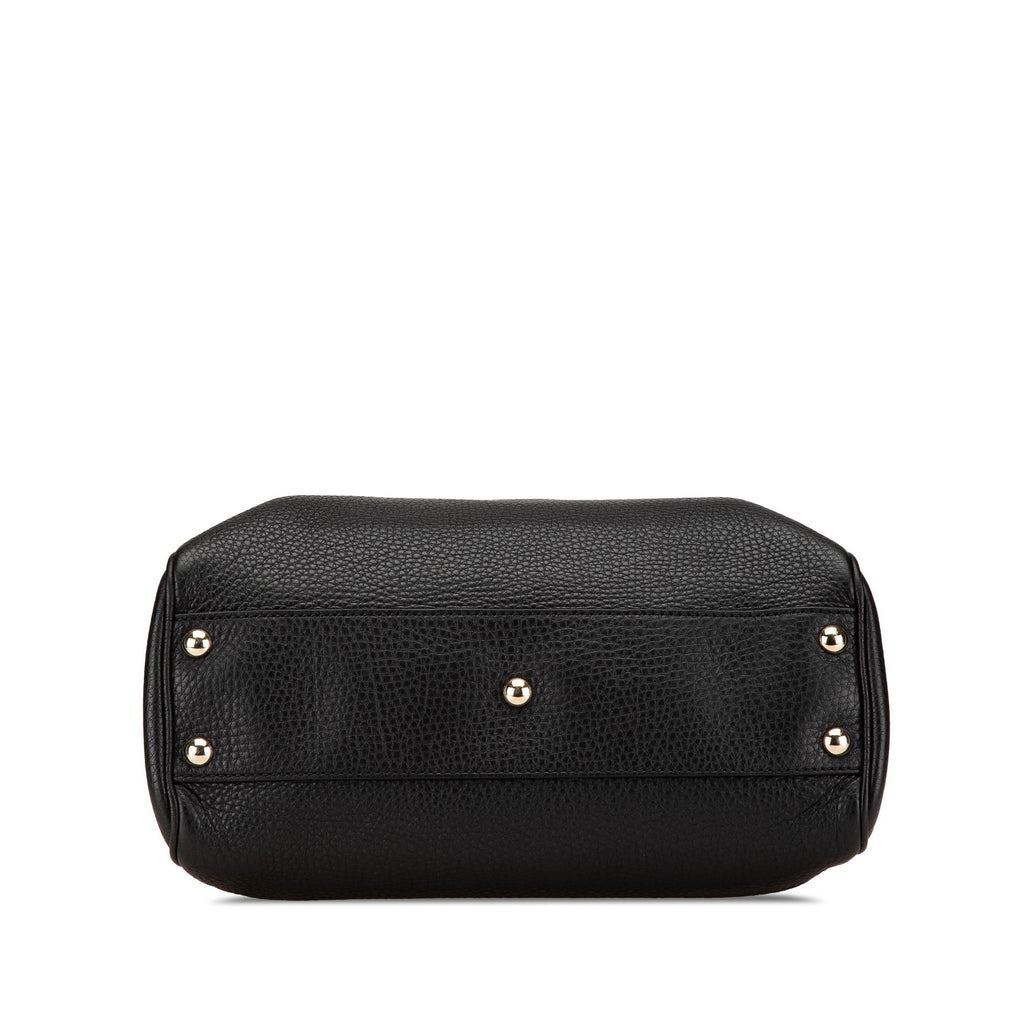 Gucci Small Calfskin Bamboo Shopper Satchel
